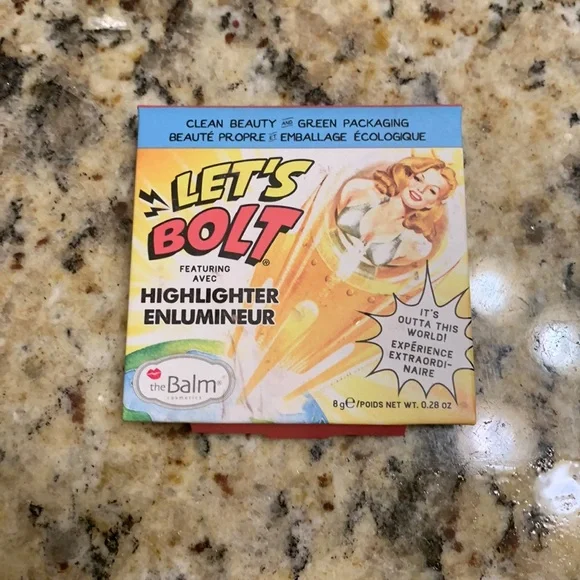 TheBalm Let‘s Bolt – Veganer Highlighter & Lidschatten Mit Goldglanz, Talkfrei